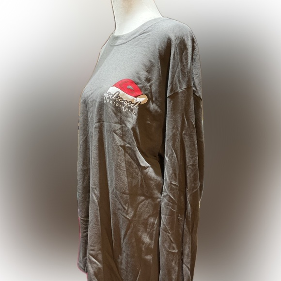 NWOT long sleeve Christmas T-shirt by girlie girl originals - Picture 2 of 5